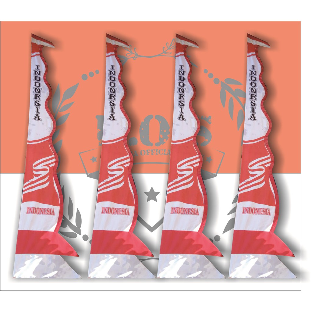 UMBUL UMBUL JUMBO SABLON PANJANG 4 METER