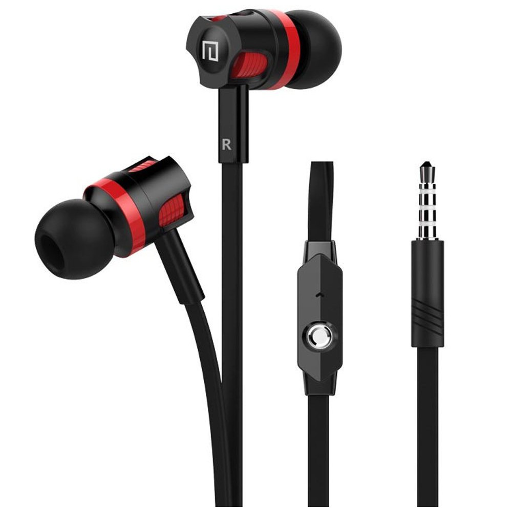 Langsdom Dynamic Super Bass Earphone dengan Mic - JM26