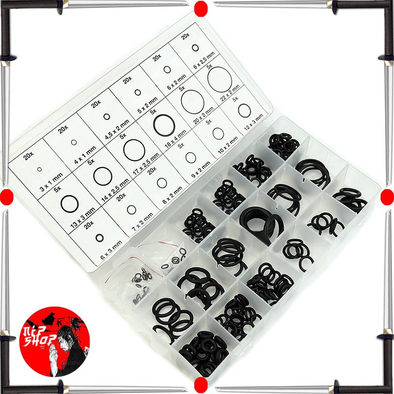 Karet Rubber O Ring Seal Tightening 225 PCS