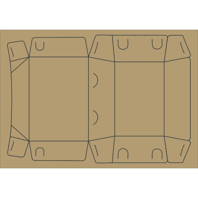 Jual SAMPLE KERTAS KRAFT LUNCH BOX CUSTOM | Shopee Indonesia