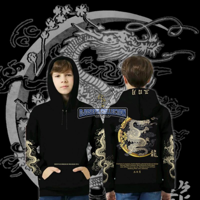 JAKET SWEATER HOODIE ANAK USIA 5-12 TAHUN JAKET NAGA ANAK JAKET HOODIE NAGA ANAK JAKET MEMPHIS ANAK