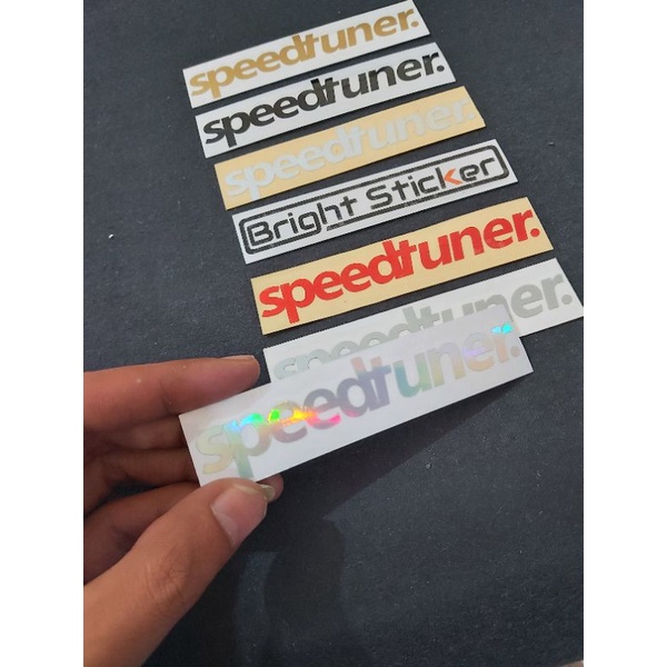 STICKER SPEEDTUNER 10 CM CUTTING