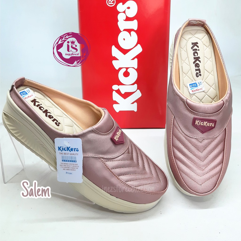 SEPATU WEDGES WANITA KICKERS KODE  SL-V MURAH BERKUALITAS