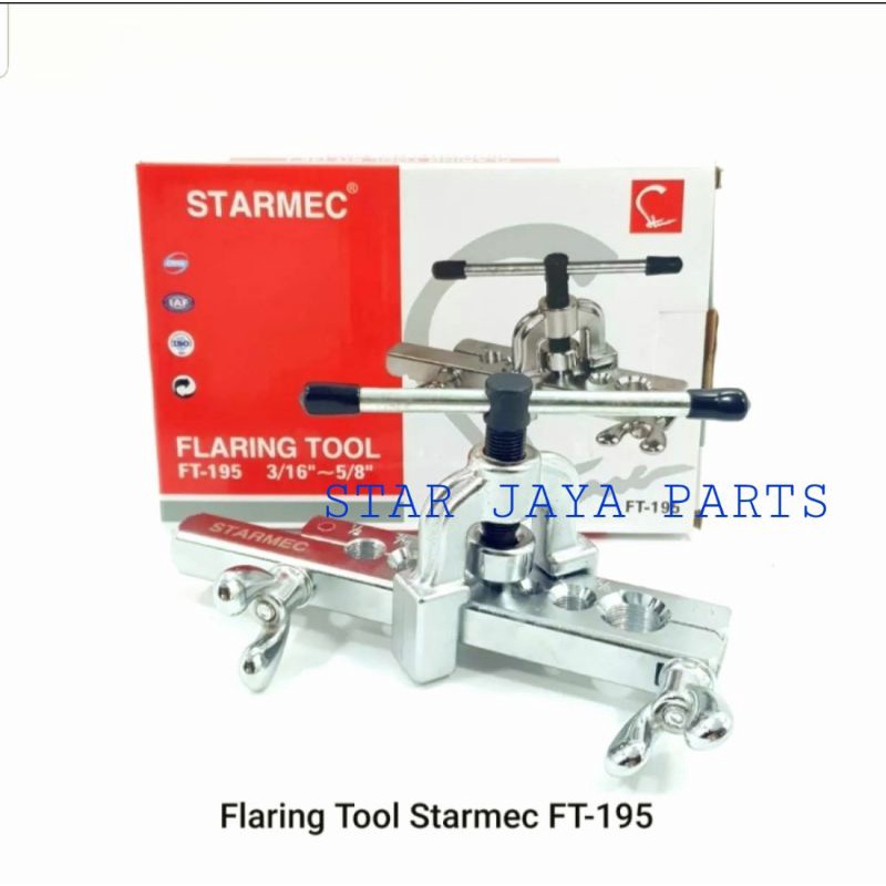 Flaring Tool Starmec FT-195 Pemekar pipa Ac 3/16&quot; ~5/8&quot;