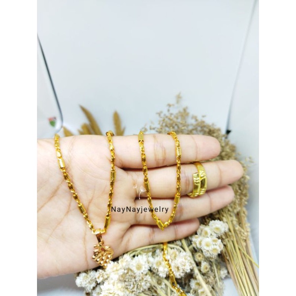 set kalung logam koin 91 naynay