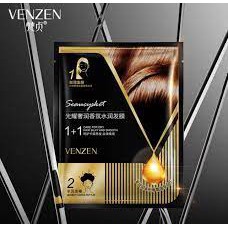 (BOW) Venzen Masker Rambut Hair Mask Care for Dry Silky And Smooth Perawatan Rambut