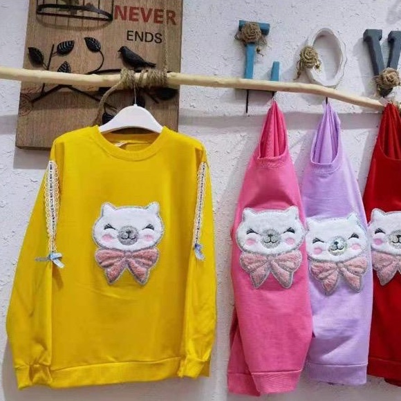 BAJU ANAK PEREMPUAN FASHION ANAK SWEATER ANAK CEWEK 1TAHUN-12TAHUN