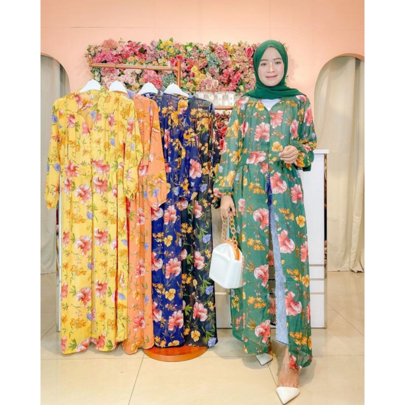 ZARA FLORAL CARDI/OUTER NAGITA