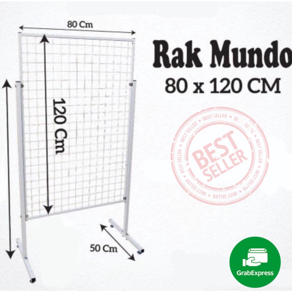 RAM BINGKAI 80CM X 120CM + TIANG MUNDO.