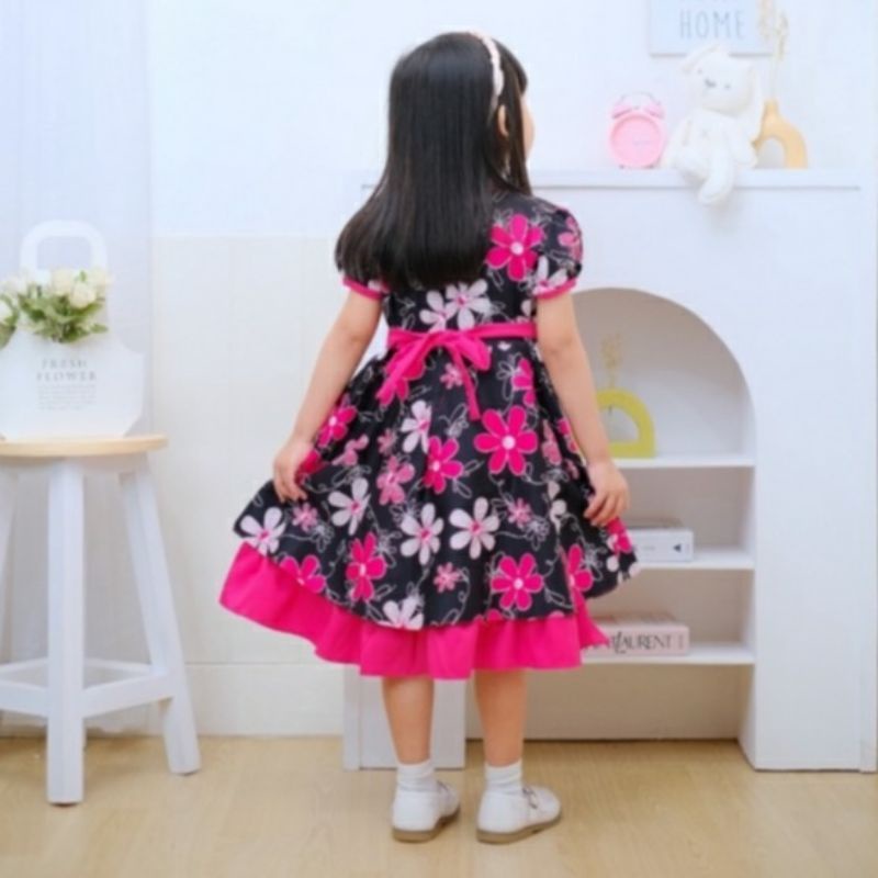 Baju Dress Anak Usia 4-11 Th