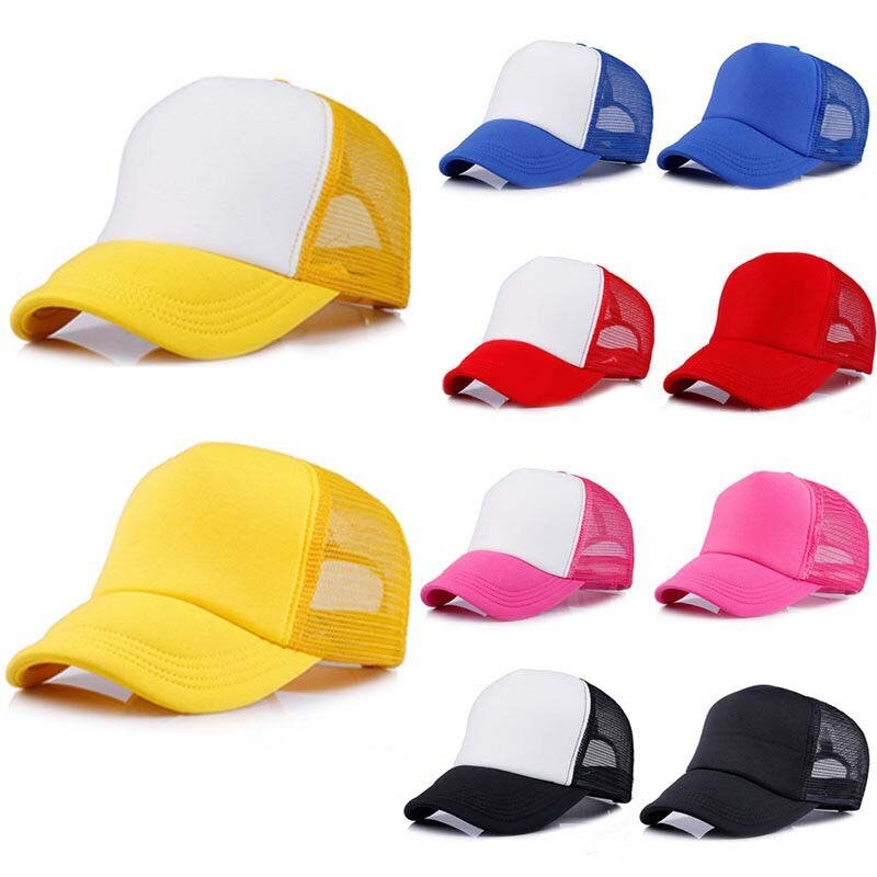 Topi Trucker Jaring Polos / Topi Jaring