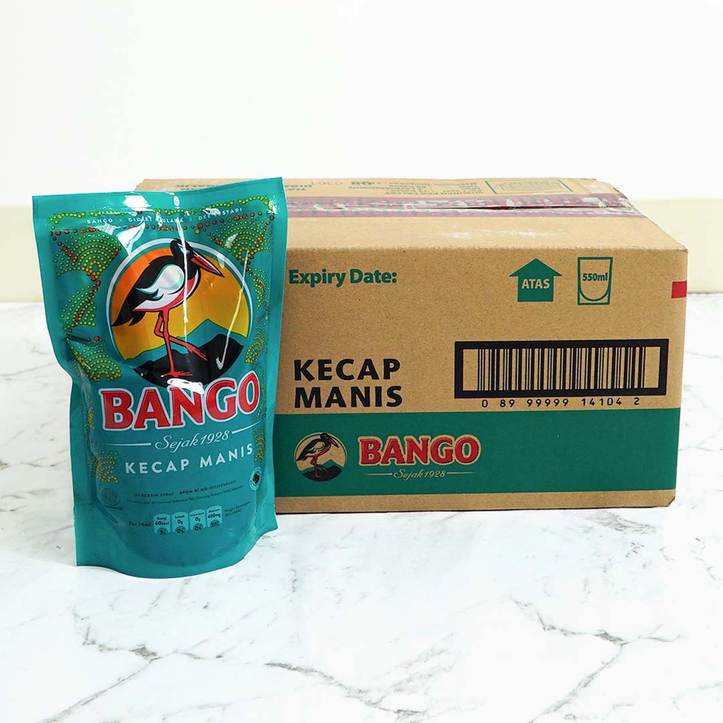 

Gudang Sayur - Bango Kecap Manis Pouch 550 ML