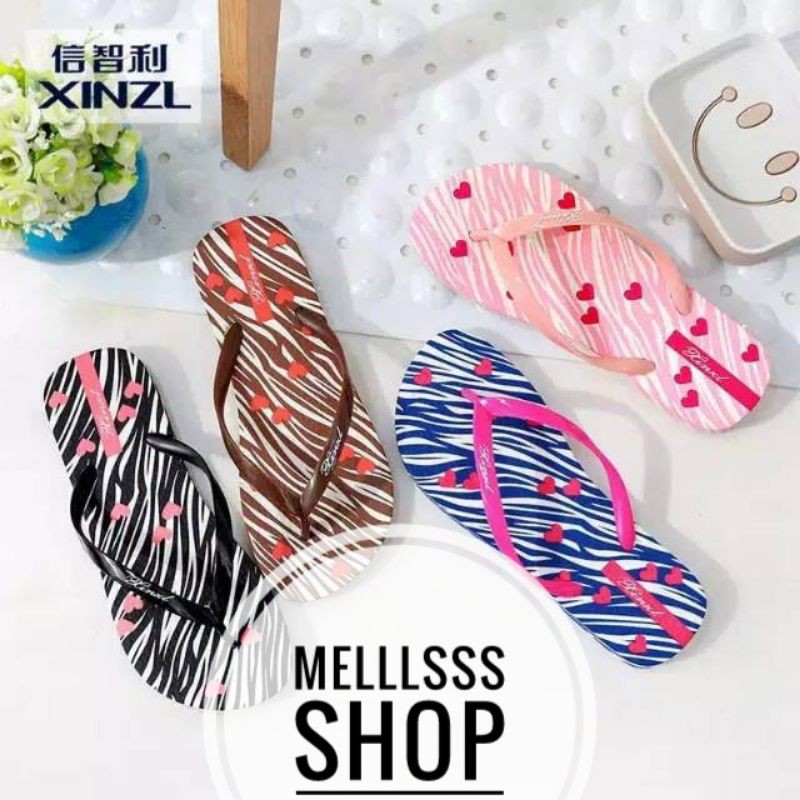 SANDAL JEPIT LOVE WARNA