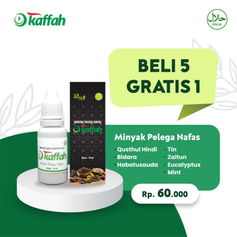 Minyak Kayu Putih Plus Pelega Nafas KAFFAH ORI