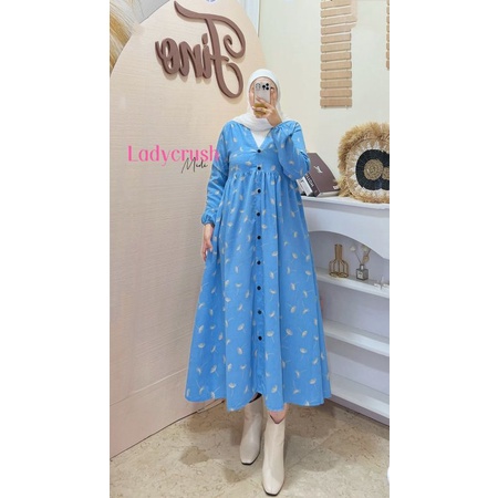midi dress busui lady crush motif real picture