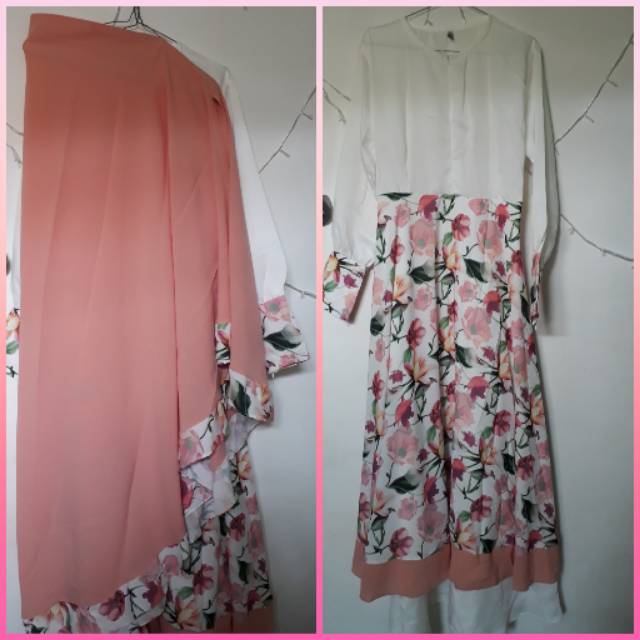 GAMIS SYAR'I WARNA PEACH