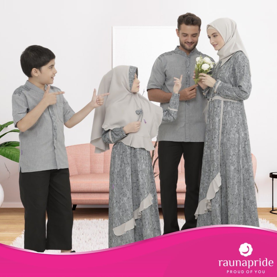 BAJU COUPLE RAUNA PRIDE SARIMBIT 306 ABU