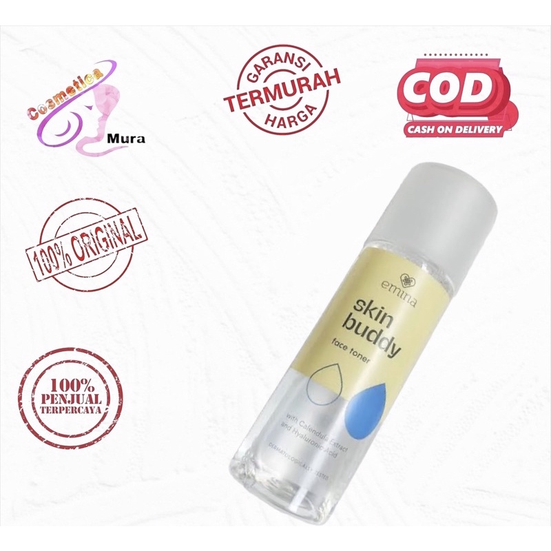 [100ml] emina skin buddy face toner - toner wajah emina akin buddy 100ml