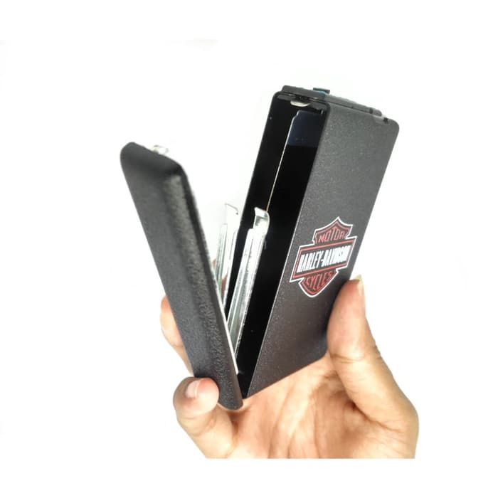 KOTAK ROKOK KOREK API LAS TR 3454-16 HD BLACK TEMPAT ROKOK MANCIS