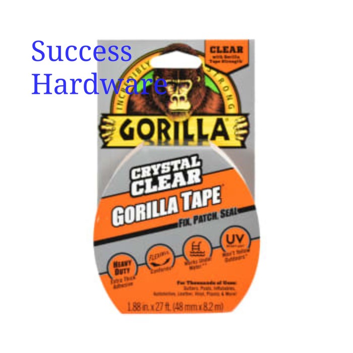 

Jualan Gorilla Isolasi Heavy Duty Clear 48 Mm Strong Tape Crystal 1.88 Inc Cl Sale!!!