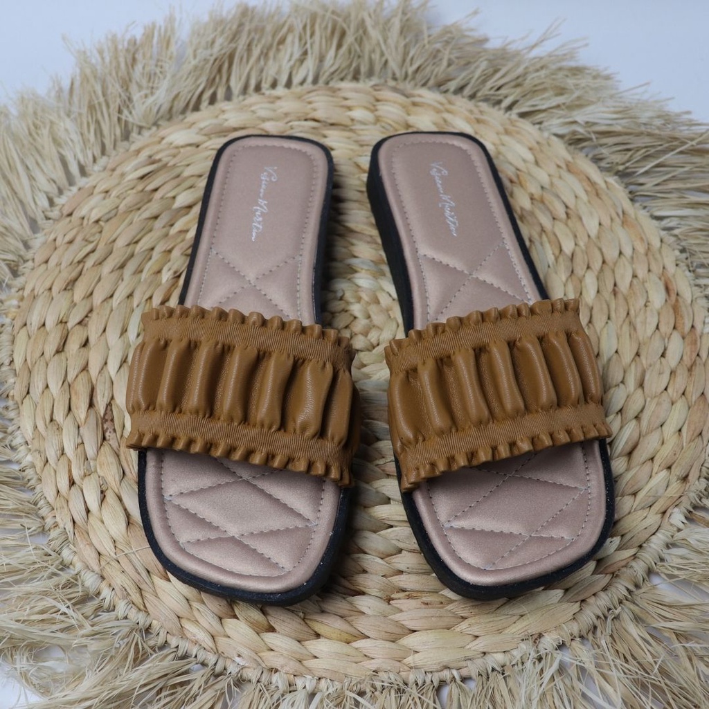 Sandal Wanita flat teplek terbaru sandal fashion