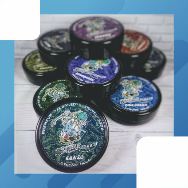 SMURF POMADE TRAVEL SIZE / TERMURAH / FREE SISIR DAN STIKER !!