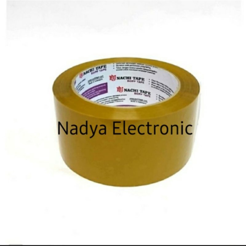 

Lakban Isolasi Bening /Coklat Nachi 2" 48mm 90 Yard Original