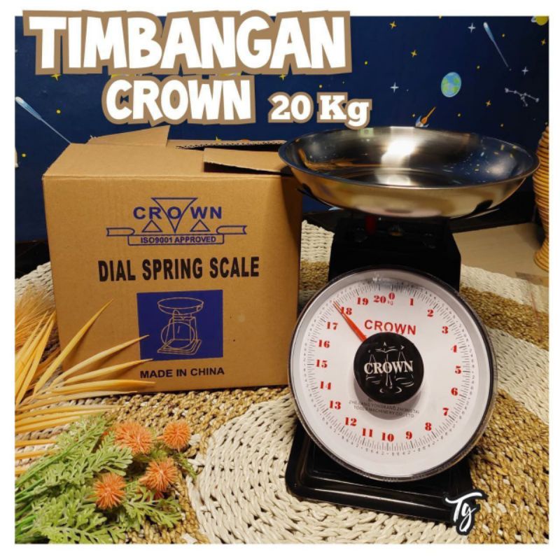 Timbangan crown 15kg/ 20kg