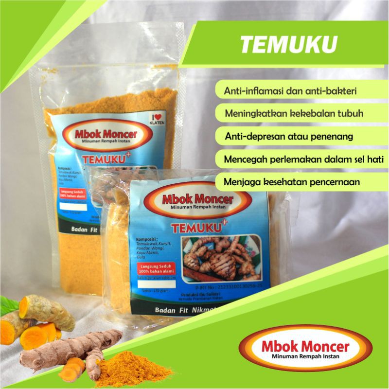 

Jamu Bubuk Instan MBOK MONCER Temuku 152 gram