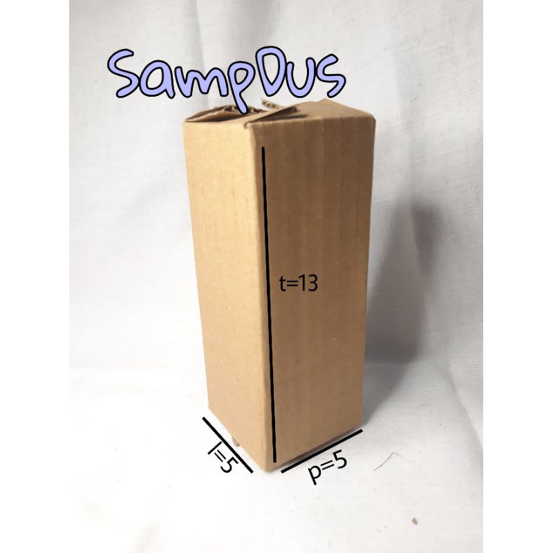 

kardus/box packing online Uk. 5×5×13 cm.