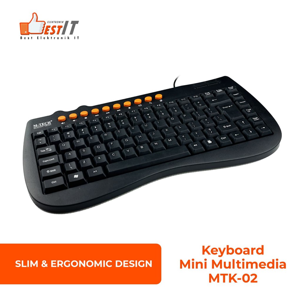 Keyboard Usb M-Tech PC Komputer Laptop Multimedia MT 02