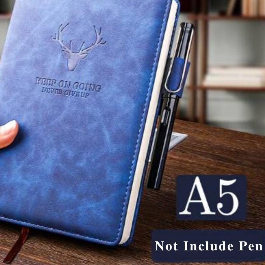 

TREN MASA KINI ❊ Buku Agenda Kerja Notebook A5 Professional Cover Kulit Sintetis Tebal Buku Tulis Catatan Aesthetic Planner Kantor Kuliah,,,