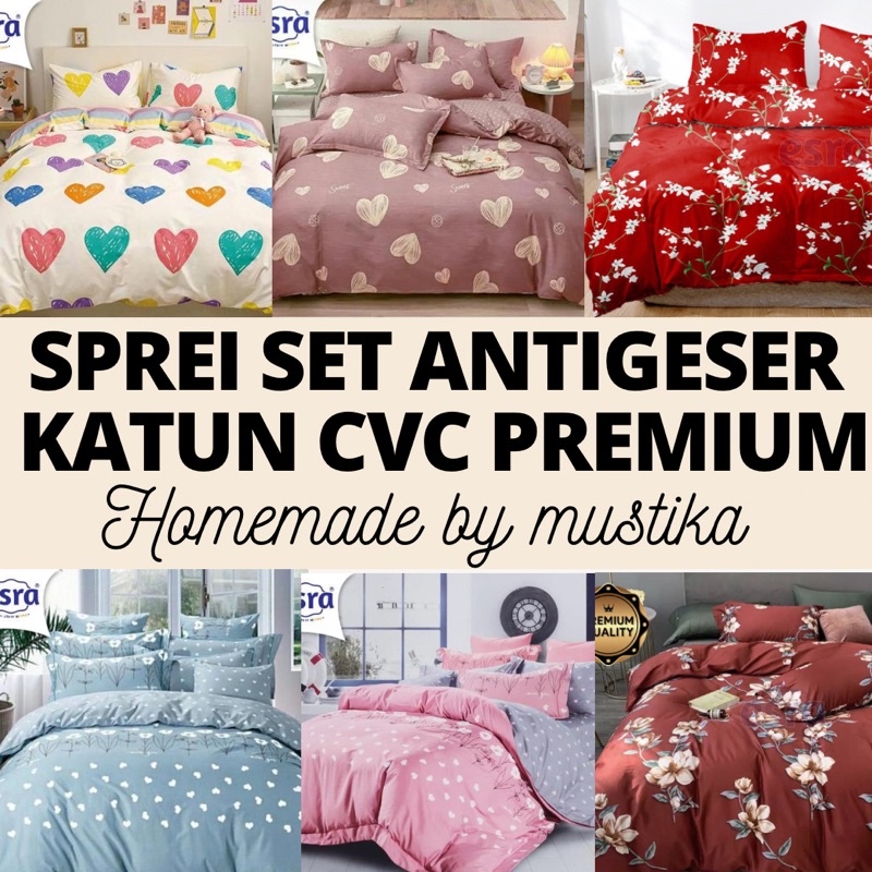 MUSTIKA - SPREI ANTI GESER | SPREI KATUN | SPREI HOMEMADE | SPREI | SEPREI | SEPRAI | SEPREI HOMEMADE | SPREI 180x200 | SPREI 160x200 | SPREI 120x200