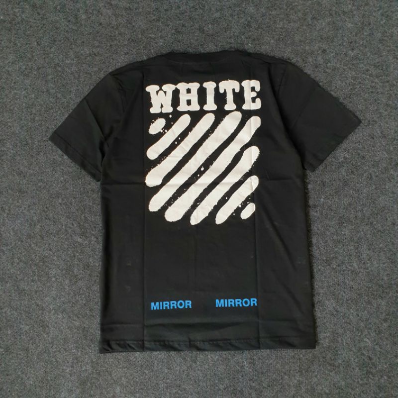 KAOS OFF WHITE DIAGONAL SPRAY - TSHIRT MIRROR ORIGINAL OFF WHITE