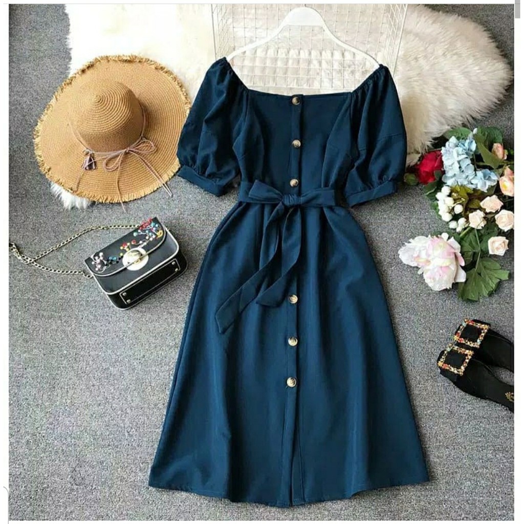 FWG - LONGDRESS CICI / DRESS WANITA / MINI DRESS / DRESS / CASUAL DRESS