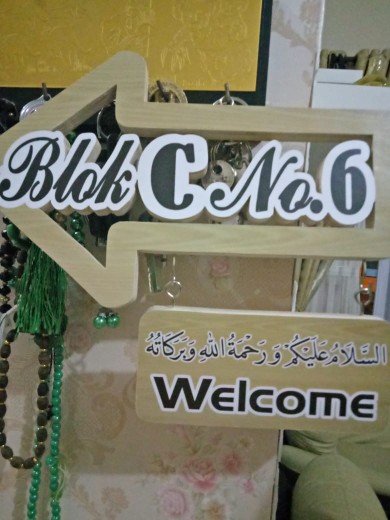 Nomer Rumah / Nomer Rumah Shabby Chic Panah