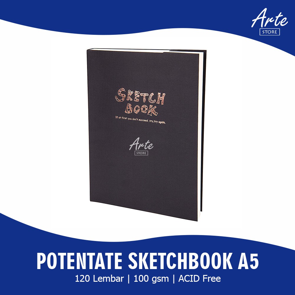 Buku Sketsa - POTENTATE Sketchbook A5 Soft Cover