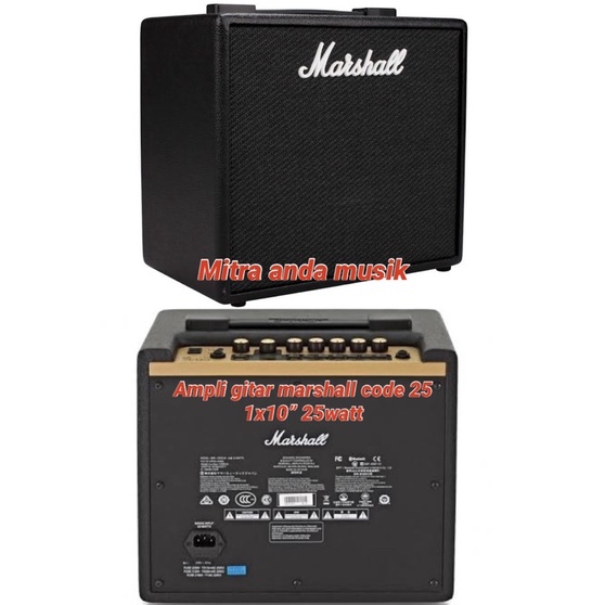 Speaker aktif ampli amplifier gitar marshall code25