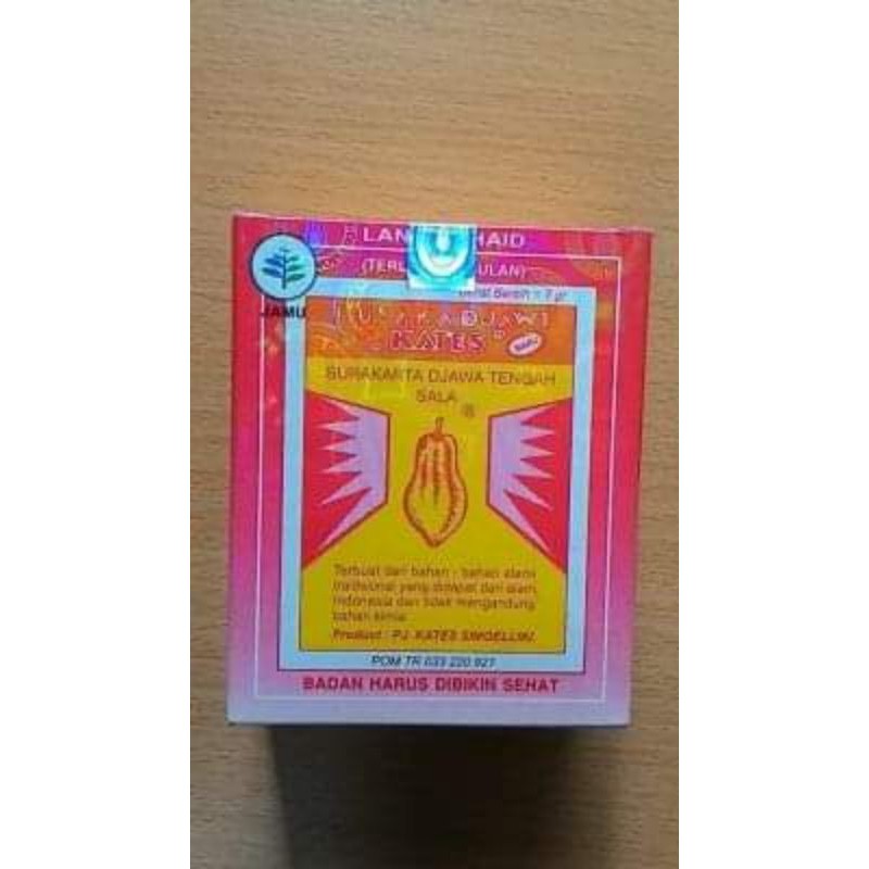 

jamu lancar haid cap kates merah