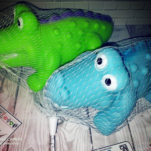 Mainan Buaya Cit-cit karet premium