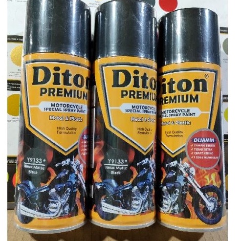 Pilok Pilox Cat Diton Premium Nmax Matte Black 9133 Hitam Doff Nmax 400cc H9133 Cat Semprot Diton Premium Tahan Bensin