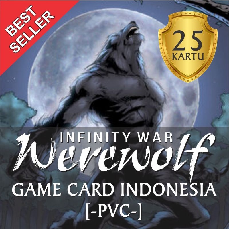 Kartu Werewolf PVC Card