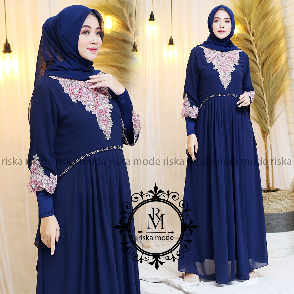 ( TERLARIS ) dress Kaftan Muslim  Gya/ DRESS KAFTAN KEBAYA KEKINIAN/ DRESS GAMIS KUALITAS BUTIK TERB