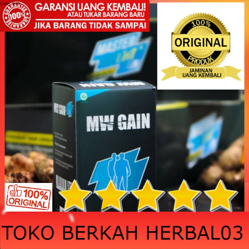 100% ASLI Master Weight Gain Mw Suplemen Penggemuk Badan 100% Asli Original Terbaik Ampuh (COD)