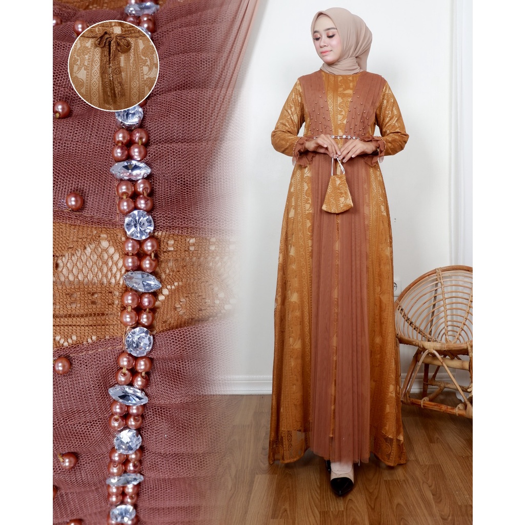 PROMO LONG DRESS VIOLA / DRESS PESTA / DRESS KONDANGAN CANTIK