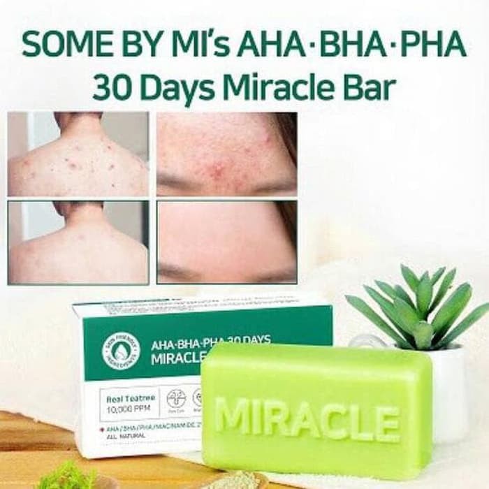 SOME By MI 30 Days Miracle Cleansing Bar (Sabun) // Sabun SOME By MI // SOME By MI