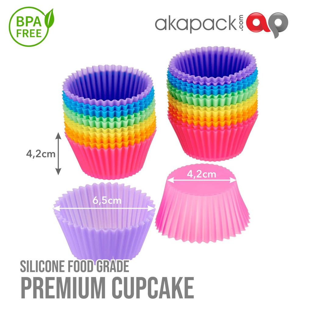 

Silicon Food Grade Premium Cup Cake | Cetakan Silikon Cupcake - Silicon Muffin