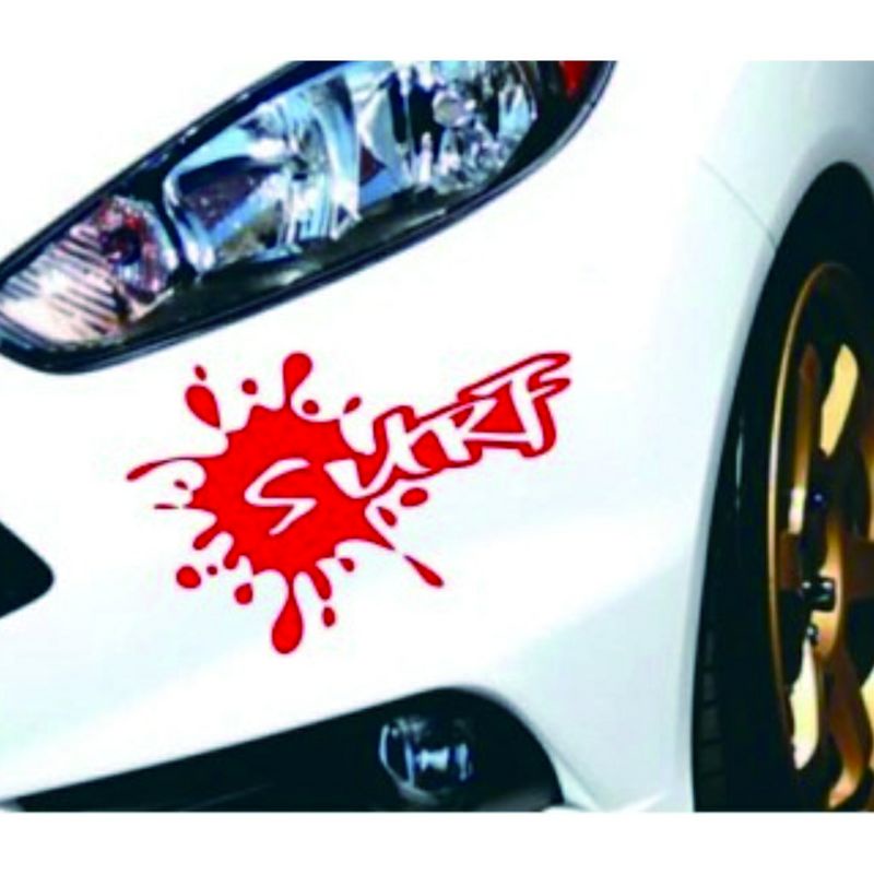 stiker Bersak Keren, stiker Bercak penutuo Lecet, stiker jdm mobil, motor