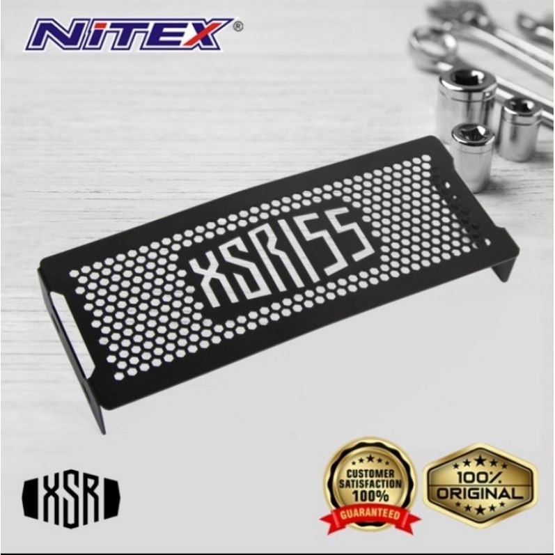 Cover tutup radiator nitex CNC aluminium Yamaha XSR 155 - Charmoto