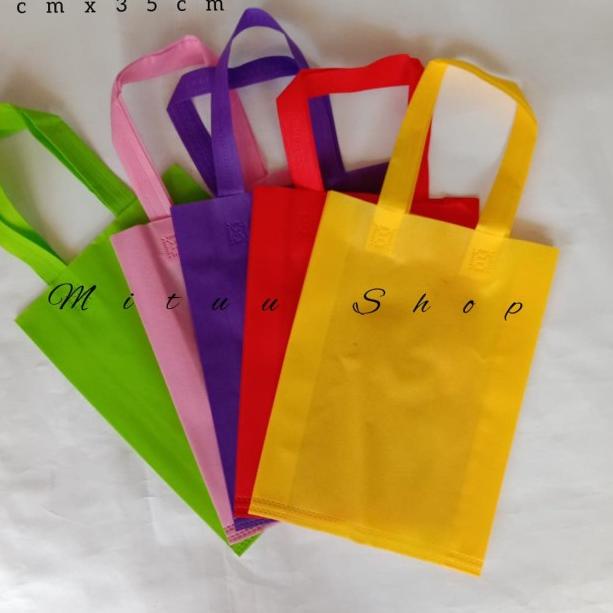 

✭ Tas Handle lipat Samping 25 x 35 / Tas Kain / HLS Goodie bag Tas kain ✧